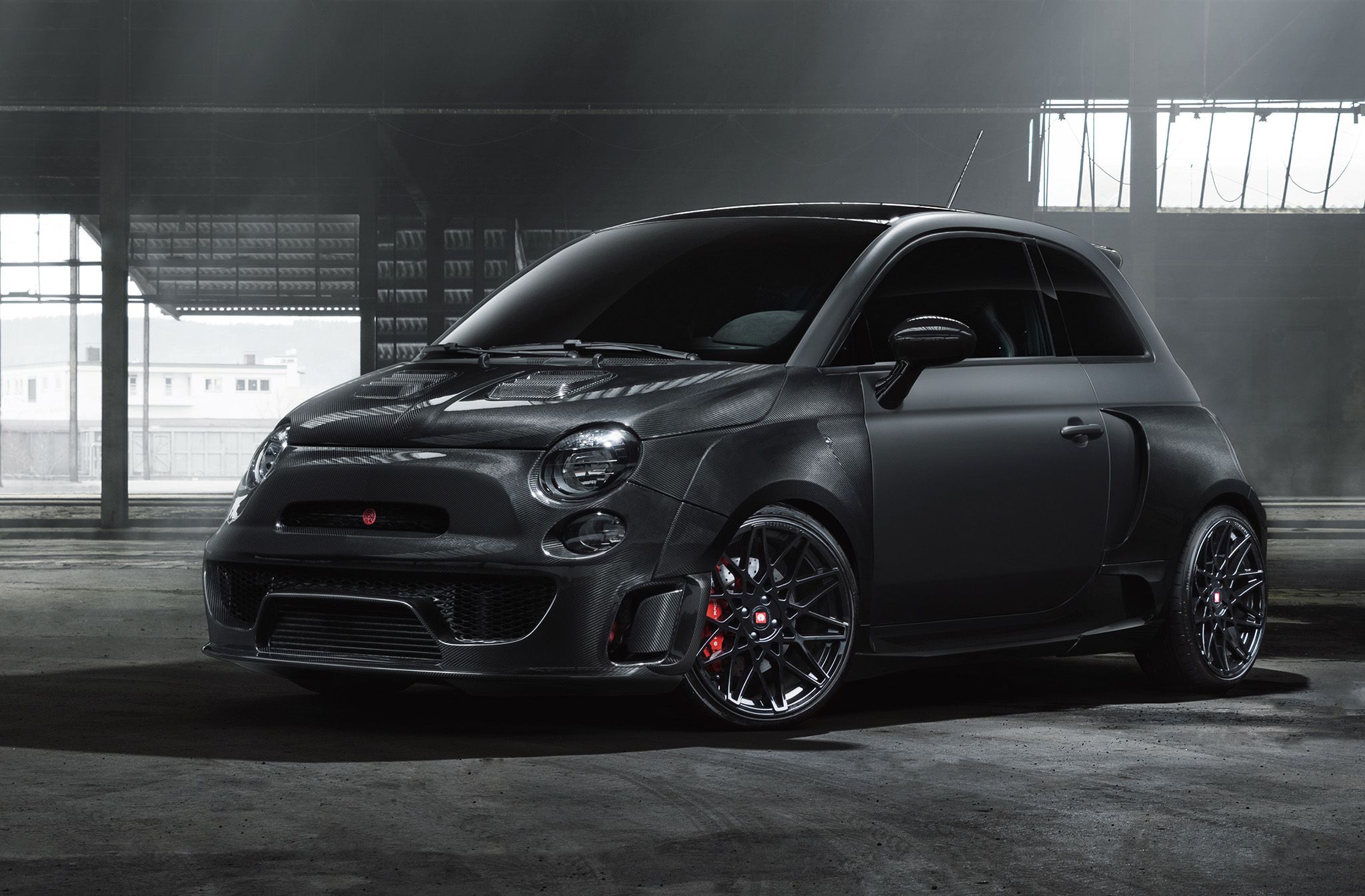 Pogea Racing's Fiat 500 Absarth packs 405 HP into Carbon Fiber Widebody