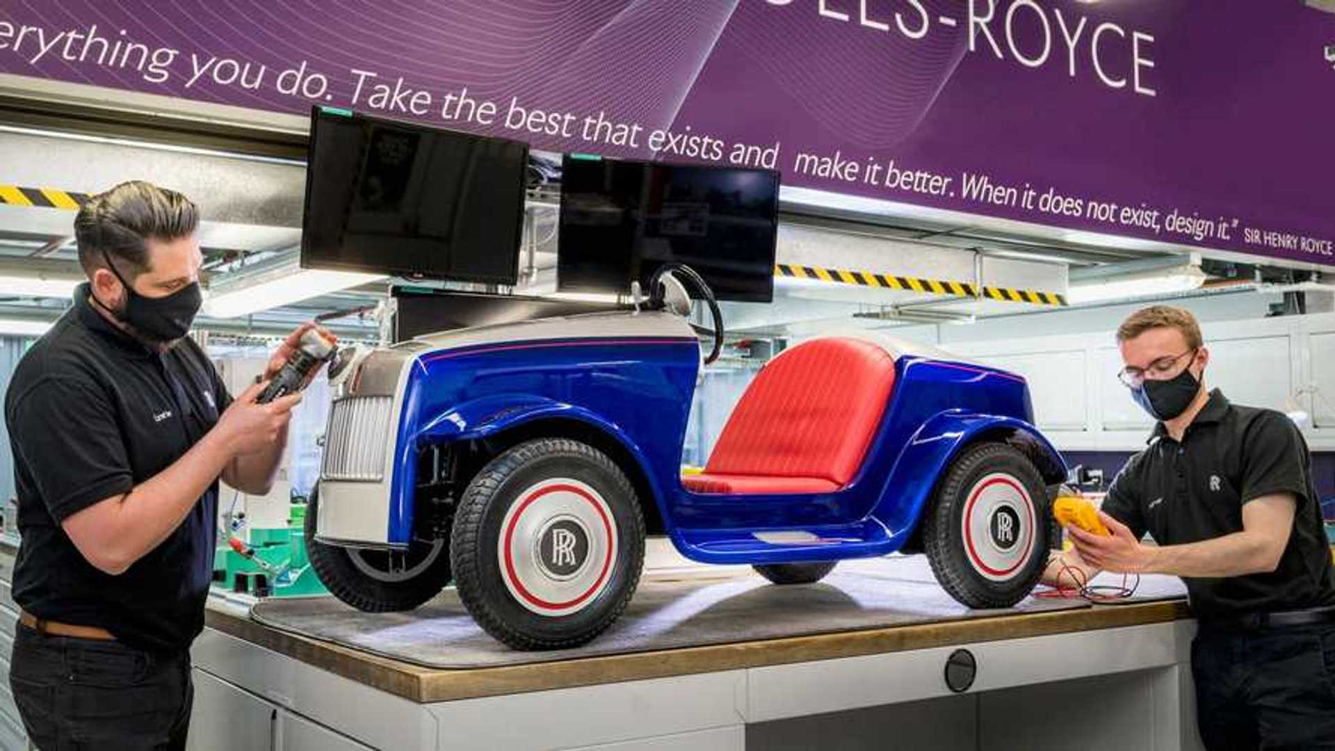 Rolls-Royce's One-Off Electric Vehicle Returns to Factory for Repair Work