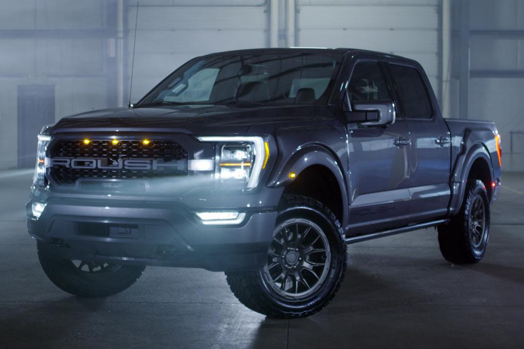 Roush-Tuned 2021 Ford F-150 Features Improved Suspension and a Meaner Look