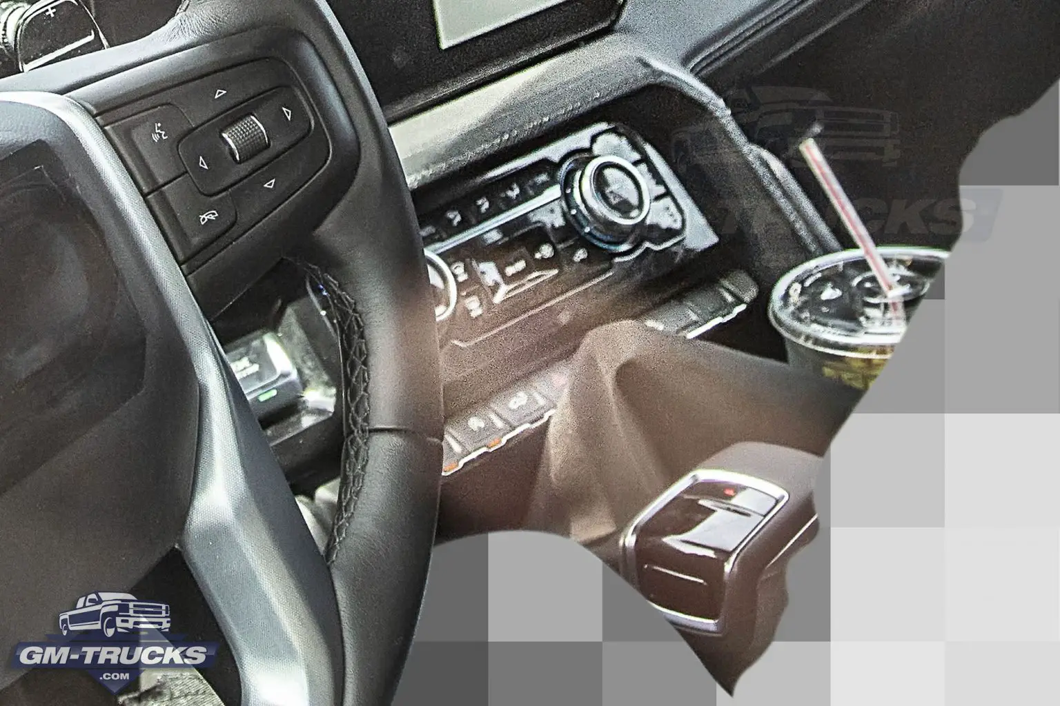 GMC Sierra Interior Largely Uncovered