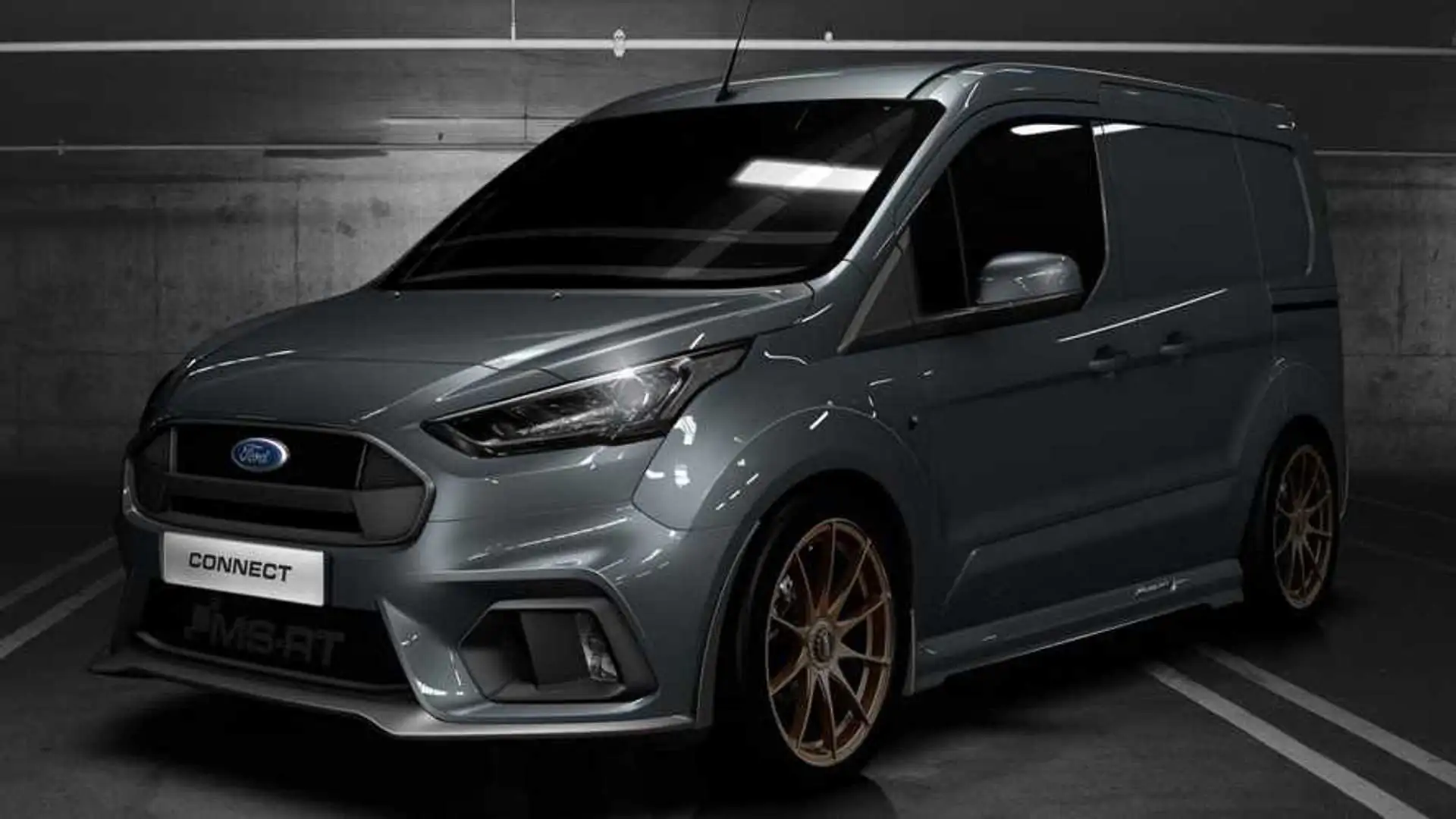 MS-RT Ford Transit Connect Is A Diesel-Powered Monster Van