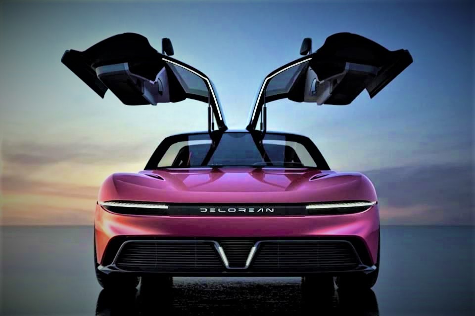 DeLorean releases a clearer teaser image of the new EV. It will be available August 18