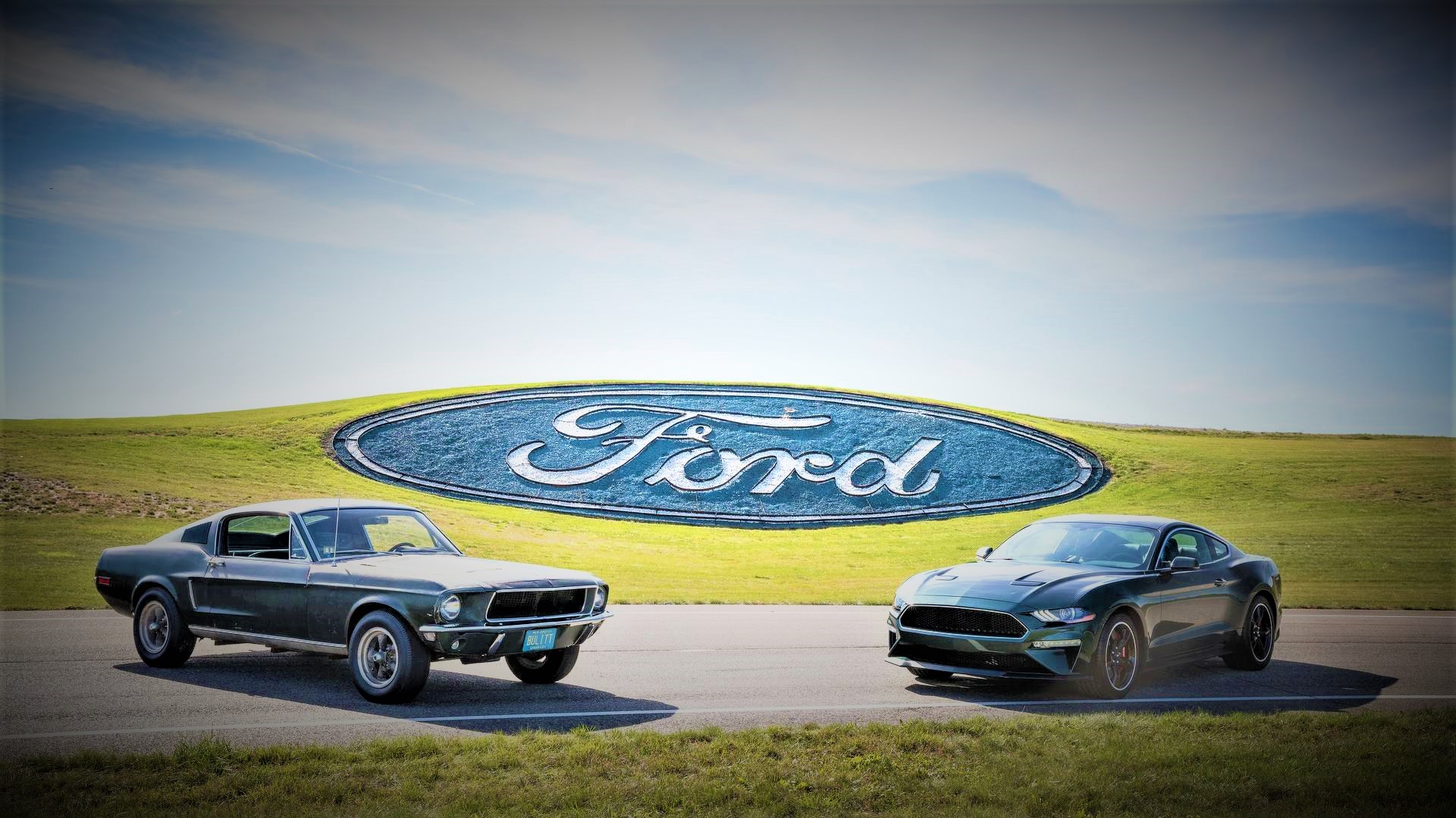Jay Leno Drives New Bullitt Mustang, Chased by Original Bullitt Mustang