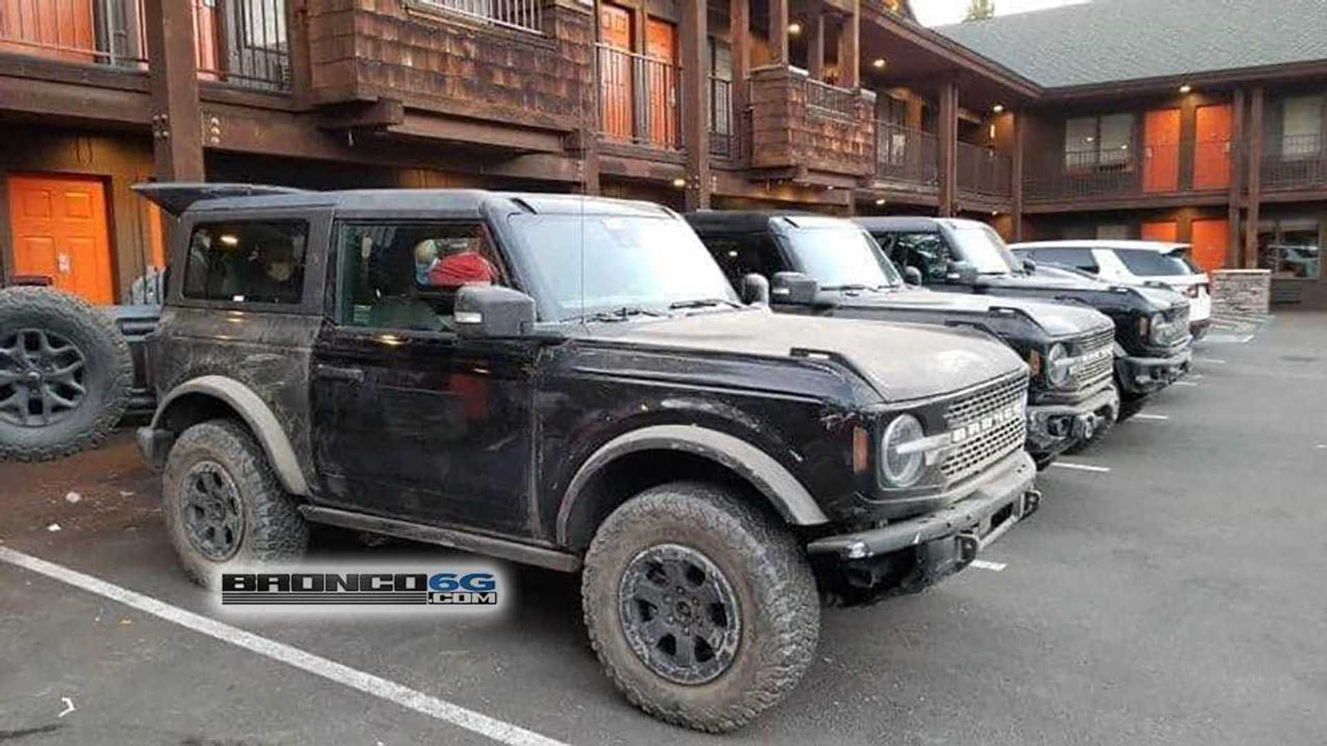 2021 Ford Bronco shows damage from Rubicon Trail Rock Crawling