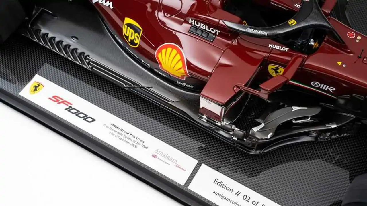 Amalgam unveils 1:8 Scale Ferrari SF1000 Model with 1,000th GP Livery