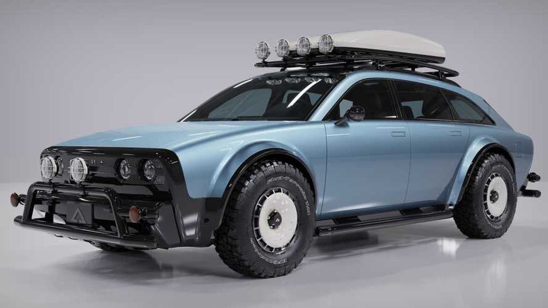 Alpha Motors Saga Estate Makes a Debut in Retro-Tinged Wagon Renderings