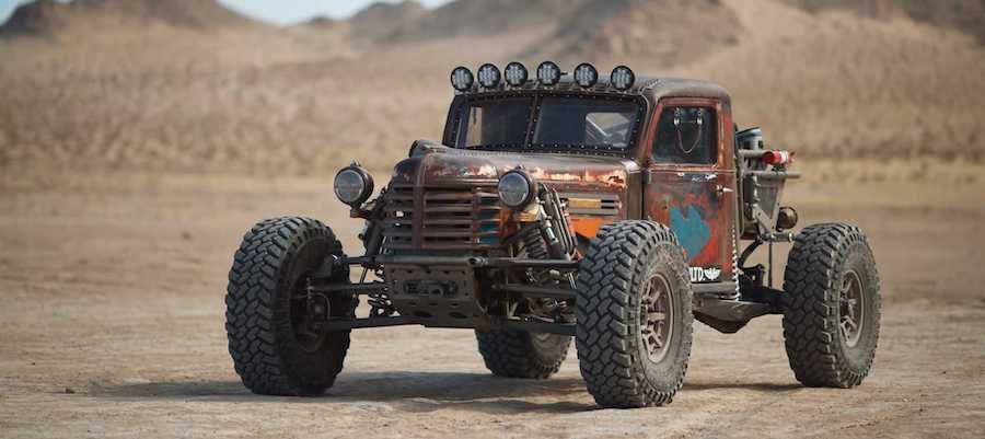 Vintage Diamond T Rig Reborn as Epic Mid-Engine Off Roader