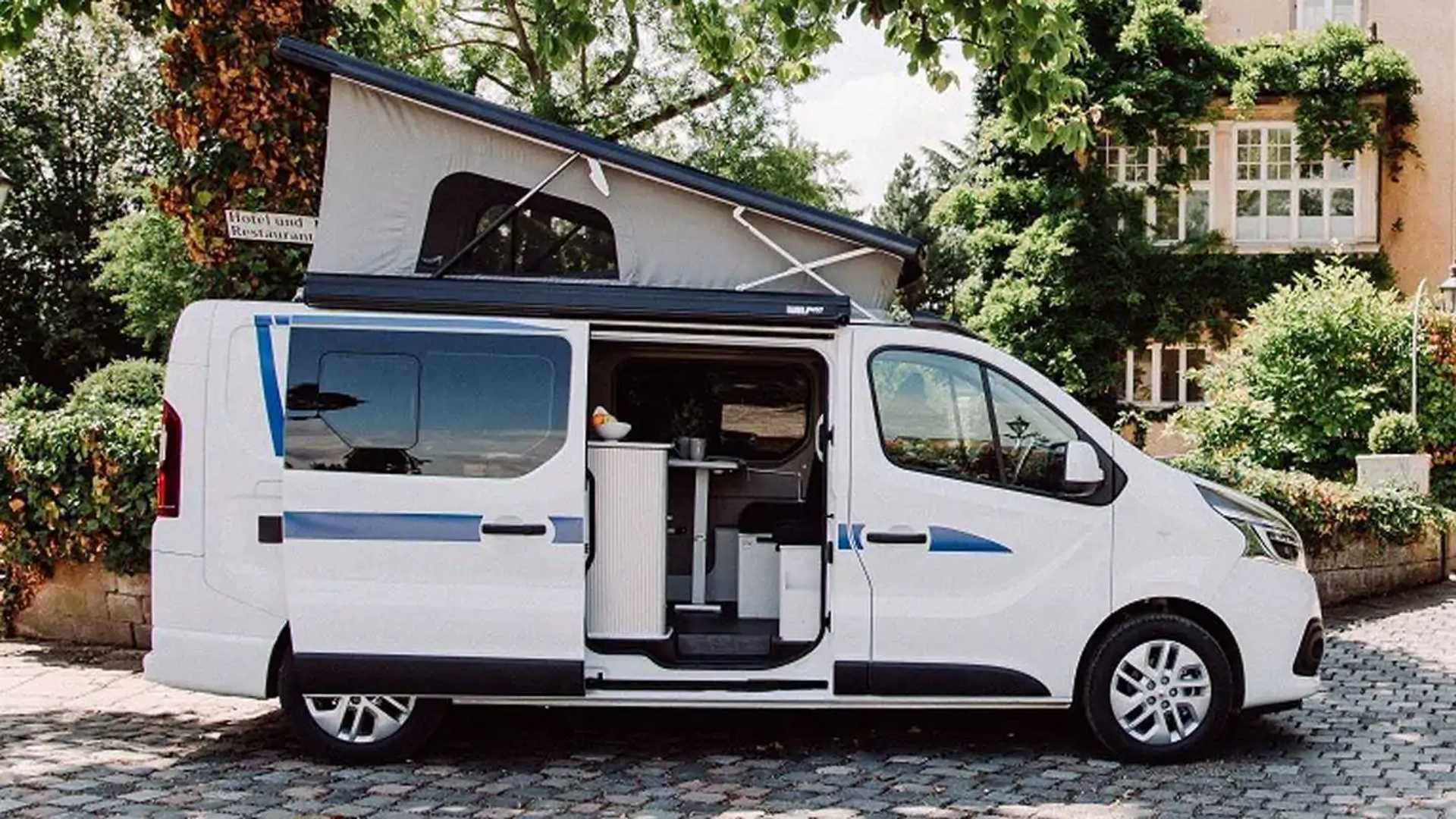 Ahorn Van big city is a small, clever camper with a full bathroom