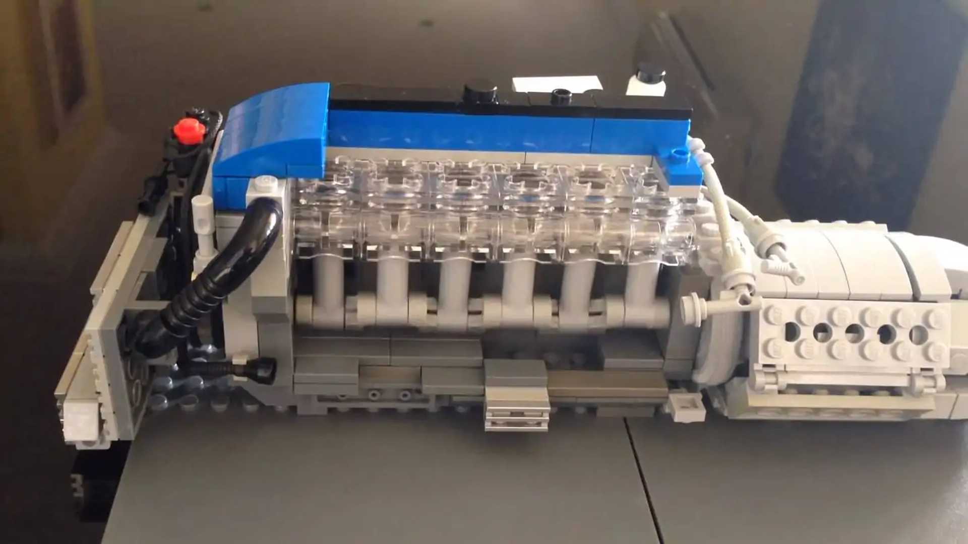 Ford Falcon Fan Builds Functional Lego 4.0-Liter I6 Turbo Engine