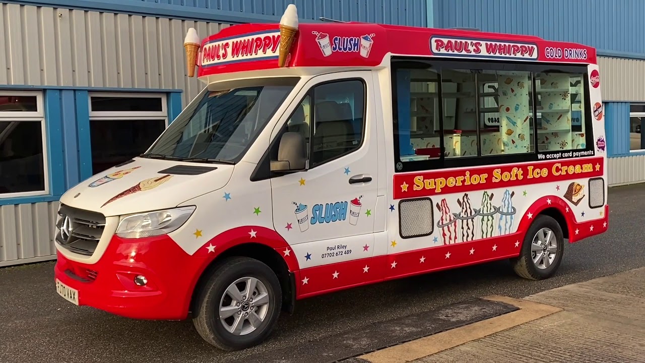 Scoop Scoop Yum Yum! It's a Mercedes Sprinter Ice Cream Truck