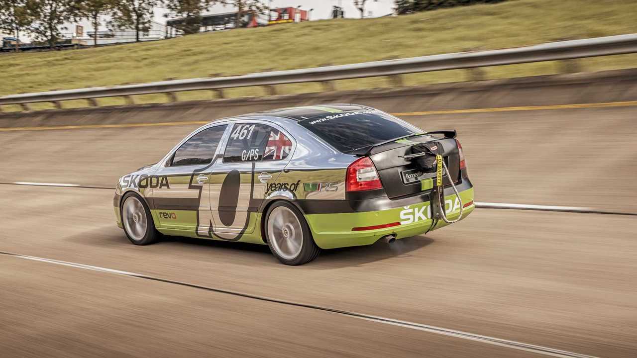 The fastest Skoda ever fully restored after hitting 227 MPH