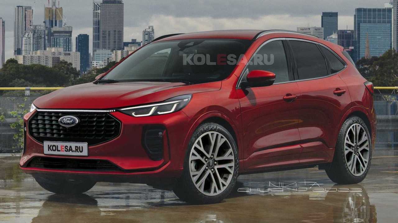 Ford Escape / Kuga Facelift Shows Updated Face In Unofficial Rendering