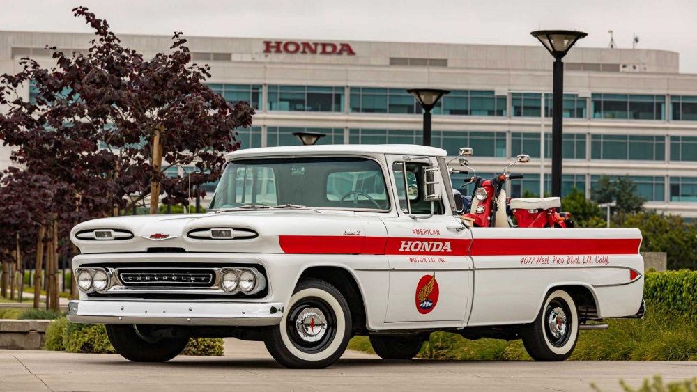 Honda restored a Chevy truck because history is more important than brand