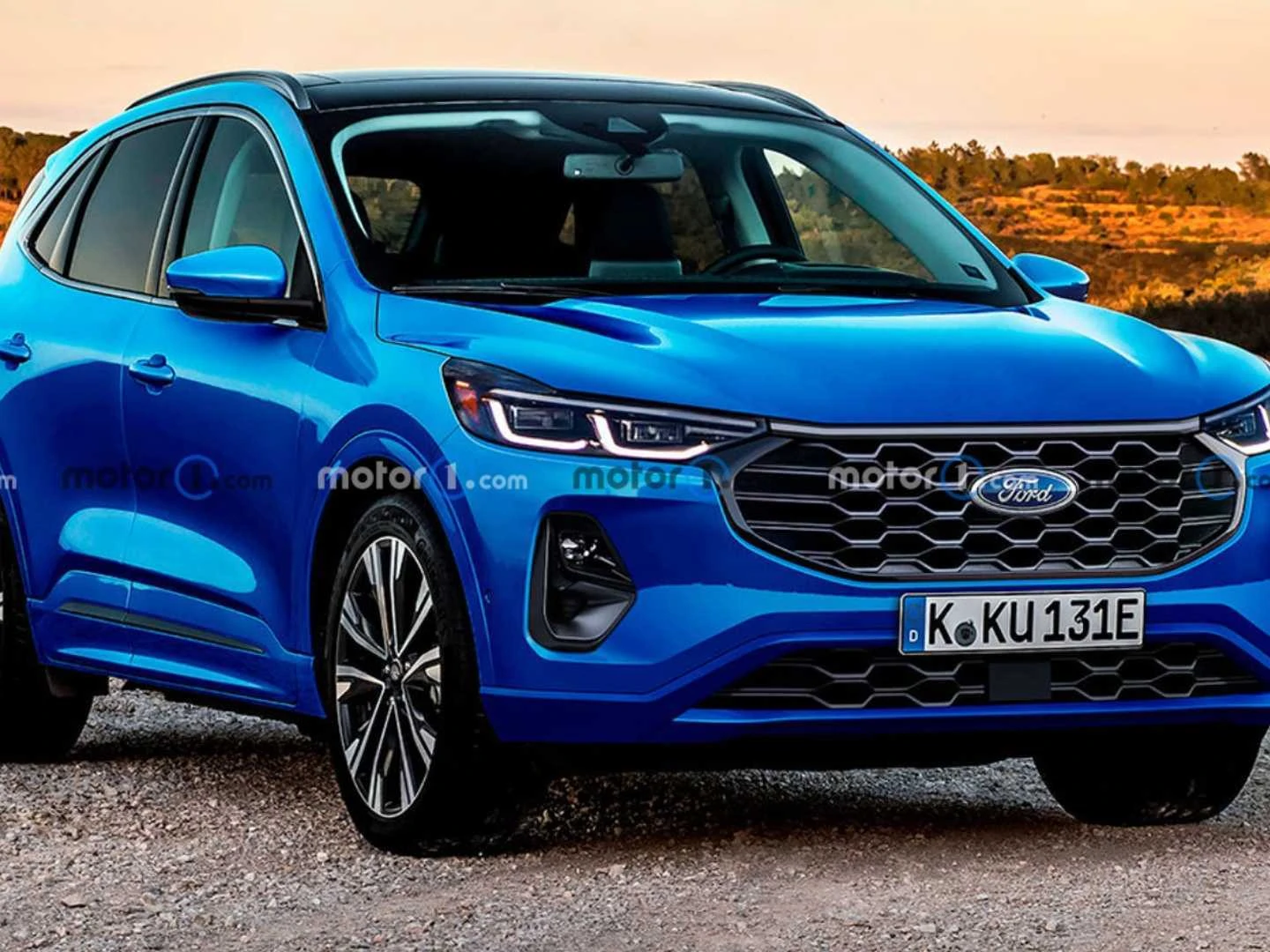 Ford Escape / Kuga Facelift Shows Updated Face In Unofficial Rendering