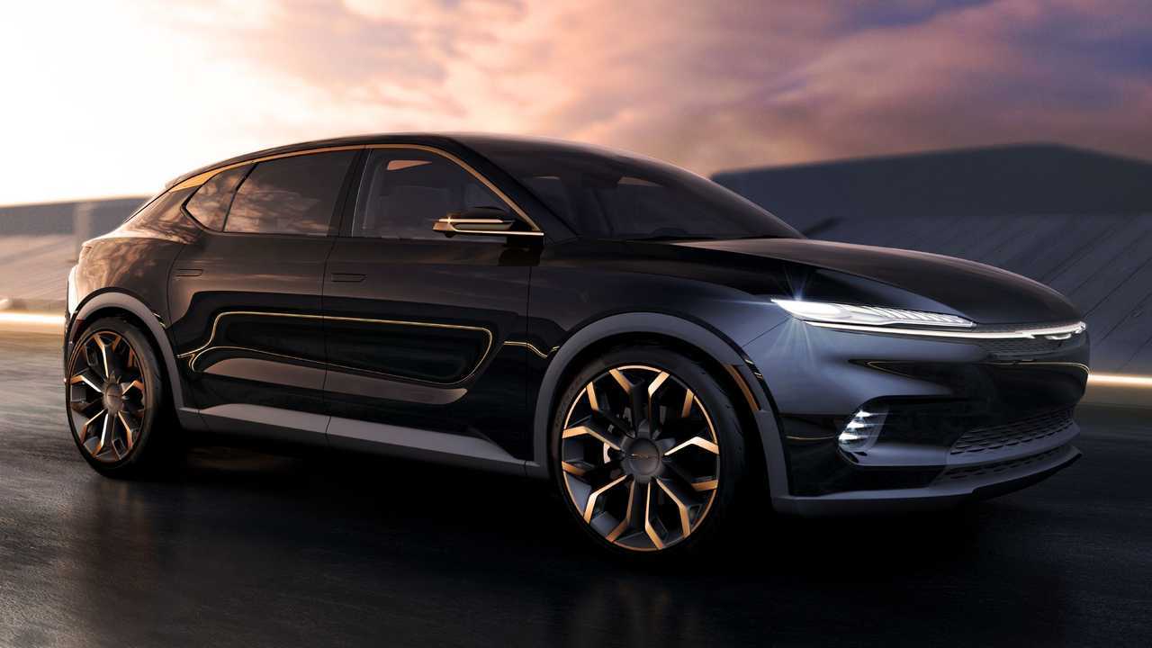 Chrysler Airflow Graphite Concept Introduced With a New Look and Same 400 HP Electric Vehicle System