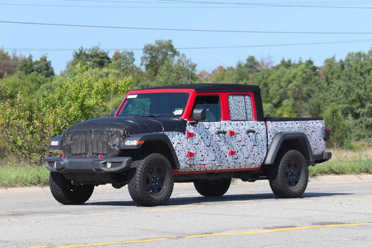 New Spy Photos May Show Jeep Gladiator "Hercules" With 500+ HP