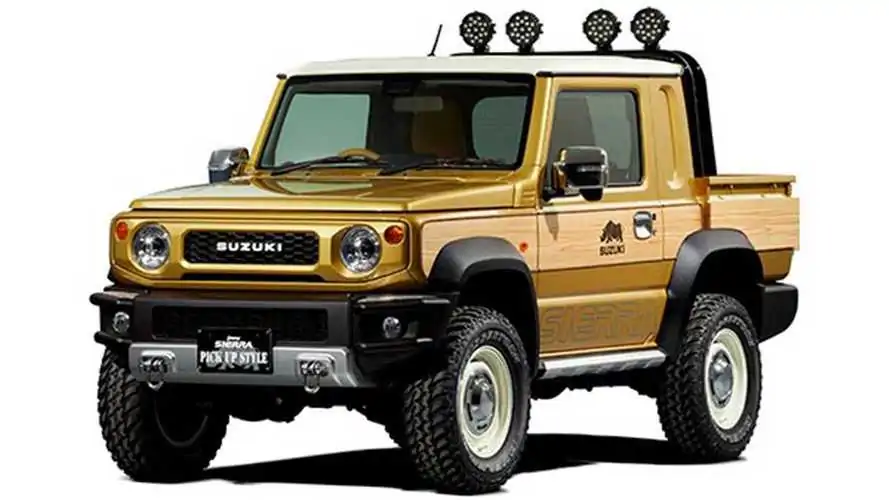 Suzuki Brings Woodie Jimny Pickup, Off-Road Concept To Tokyo