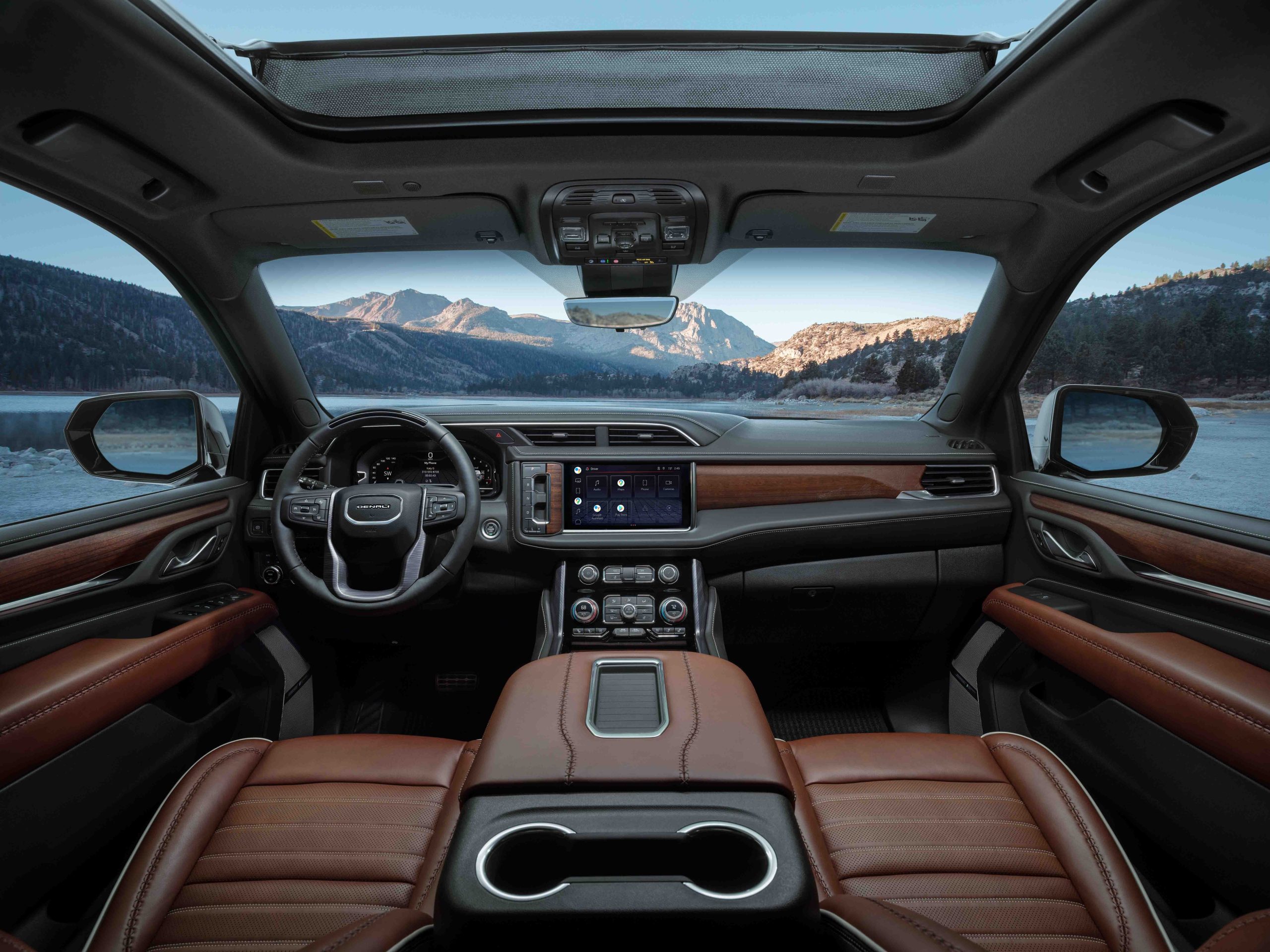 2023 GMC Yukon Denali Ultimate With Super Cruise, Grain Leder