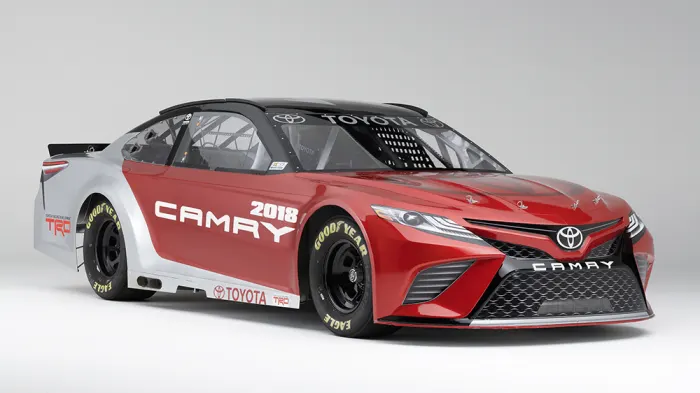 The 2018 Toyota Camry is a new NASCAR race car.