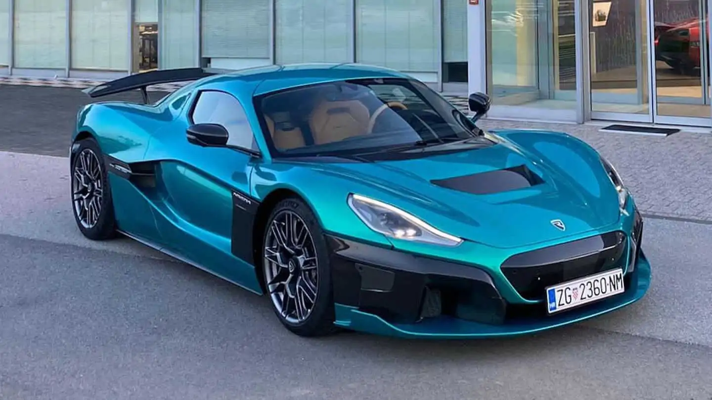Mate Rimac shows images of the First Nevera Registered